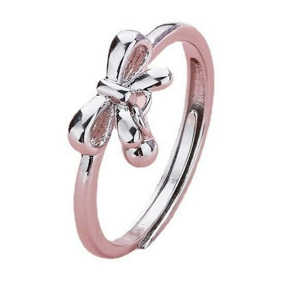 APIPEE Women 925 Sterling Silver Butterfly Thumb Ring Stress Anxiety Rings Women's Jewelry Bow Ball Ring Lady Birthday Mother's Day Gifts