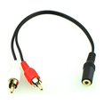 thumbnail image 4 of Mobutofu 1Pack Y Cable 3 5mm Stereo Female To 2 X Male Adapter Copper Wire For Audio Cables, 4 of 4