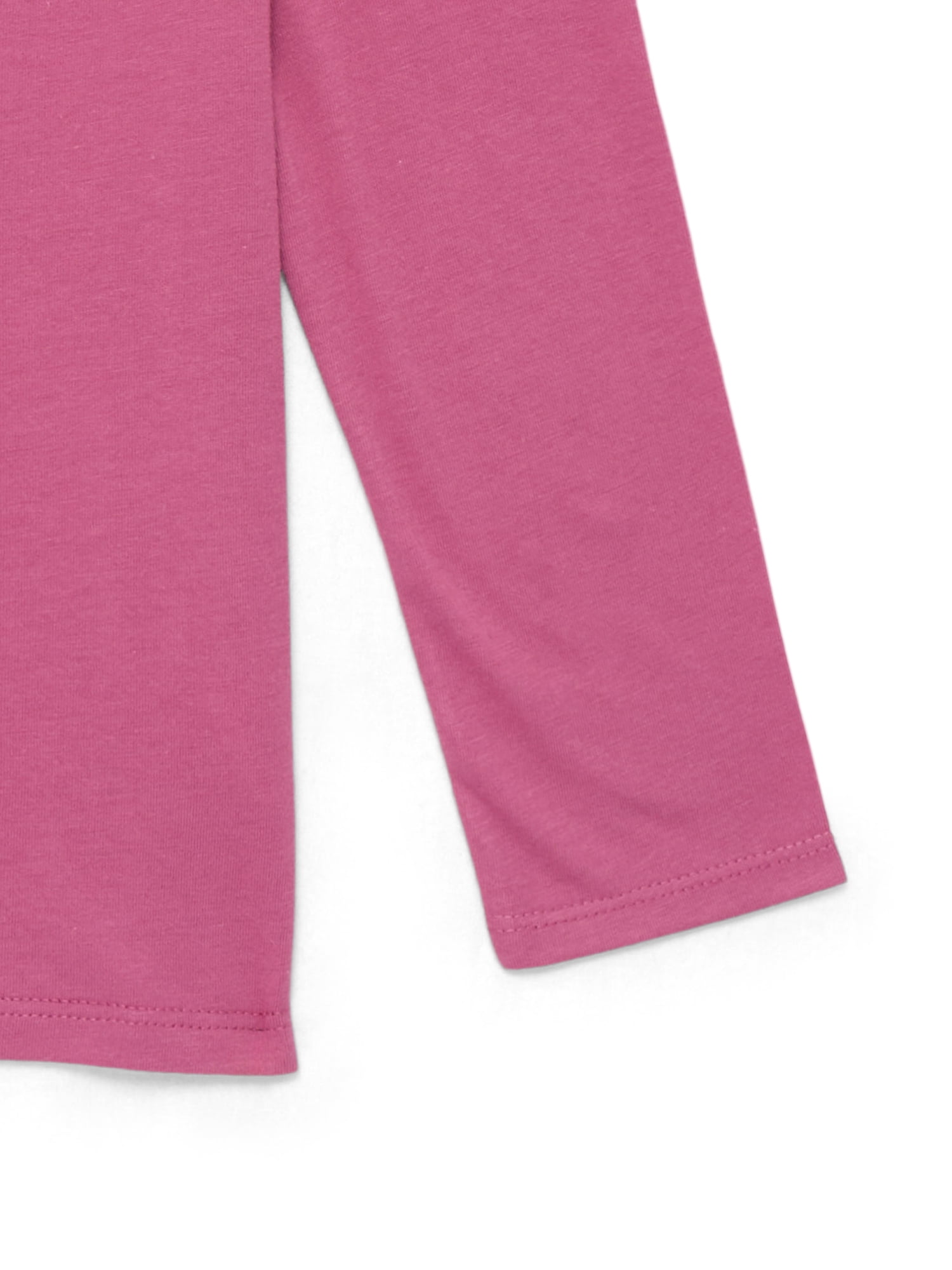 Garanimals Toddler Girl Long Puff Sleeve Solid T-Shirt, Sizes 18M-5T