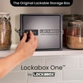 thumbnail image 2 of Lockabox One™ Jet | Premium Lockable Storage Box | 10 Litre Combination Lock Box For Food, Medicine & Home Safety | BPA-Safe, 2 of 10