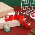 thumbnail image 3 of Decoraciones navideñas de tren de madera, decoraciones de escritorio, regalos de Navidad para niños, 2 uds. JM JM, 3 of 5