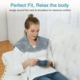 thumbnail image 4 of Kojooin Weighted Heating Pad, Electric Fast Heating Pad, 22"x19" Heating Pad for Pain Relief & Deep Pressure Therapy, 4 of 8