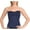 Navy, variant on Women's Navy Stretch Molded Cup Twist Front Tankini Swimsuit Top S
