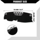 thumbnail image 5 of Cubierta de tablero Unique Bargains para Audi A3 2021-2023, alfombrilla de cubierta del tablero de consola central, antideslizante, poliéster negro, 1 pieza, 5 of 7