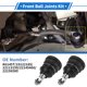 thumbnail image 2 of Ofertas Únicas 2 Pcs Juntas de Bola Inferiores Delanteras para Cadillac Brougham 1987-1992 Kit de Juntas de Bola de Suspensión No.K6145T/19122185/22113159/22145460/22156500, 2 of 7