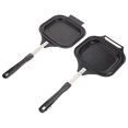 thumbnail image 1 of Minkissy Sandwich Baking Mold Black Iron Detachable Kitchen Gadget For Family Use 1Set, 1 of 6