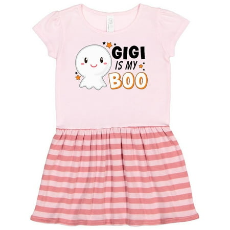 

Inktastic Gigi is my Boo with Cute Ghost Gift Toddler Girl Dress