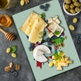 thumbnail image 5 of 20th Birthday Cutting Board, Geometric Shapes Design with Castle Circles on Backdrop 20 Theme Image, Decorative Tempered Glass Cutting and Serving Board, Large Size, Multicolor, by Ambesonne, 5 of 5