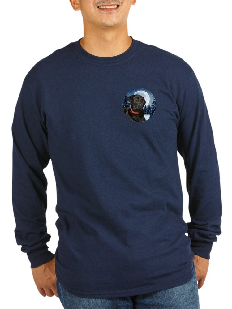 Long Sleeve Dark T-Shirt - Walmart 