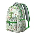 thumbnail image 2 of Floral and Leopard Print School Backpack for Students Durable, Adjustable Strap Students’s Bag with Tropical Flower and Leaves Design for Travel and Outdoor Use, 2 of 5
