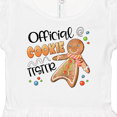 thumbnail image 4 of Inktastic Official Cookie Tester Cute Gingerbread Girls Baby Dress, 4 of 5