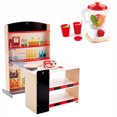 thumbnail image 1 of Hape Pop Up Grocery Shop Pretend Play Set Bundle with Kids Toy Smoothie Blender, 1 of 10