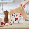 thumbnail image 2 of Yayeee Napkin Holder for Table Set of 2 Kitchen Paper Tissue Organization, Gray Christmas Santa, 2 of 8
