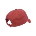 thumbnail image 4 of Top Headwear Pigment Dyed Low Profile Dad Hat 100% Cotton, Burgundy, 4 of 4