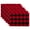 Tango Red/Black, variant on DII Buffalo Check Ribbed Placemat Set/6, 13x19"