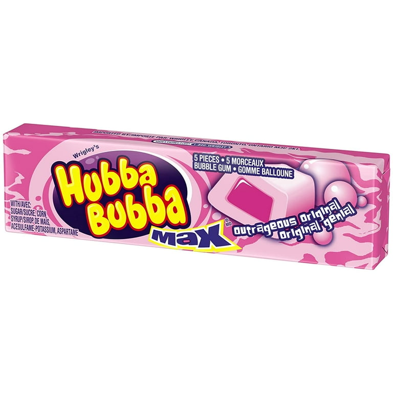 【gabugabu☆】 Hubba Bubba Max, Outrageous Original, 18 Count - Walmart.com