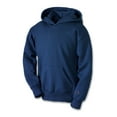 thumbnail image 1 of Champion Double Dry Action Fleece Pullover Kids' Hoodie, M, Navy, 1 of 1