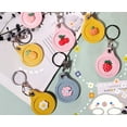 thumbnail image 3 of Case for Airtag, Leather Protective Cute Cartoon Characters Airtags Case Full Cover Skin Anti Scratch with Keyring Hook, Key Pet Wallet Bluetooth Finder Locator, 3 of 3