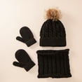 thumbnail image 4 of Sunjoy Tech  4PCS Kids Winter Hat Scarf Gloves for Toddlers Hat Gloves Set Baby Winter Beanie Hat Scarf Gloves Gift for Boys Girls, 4 of 4