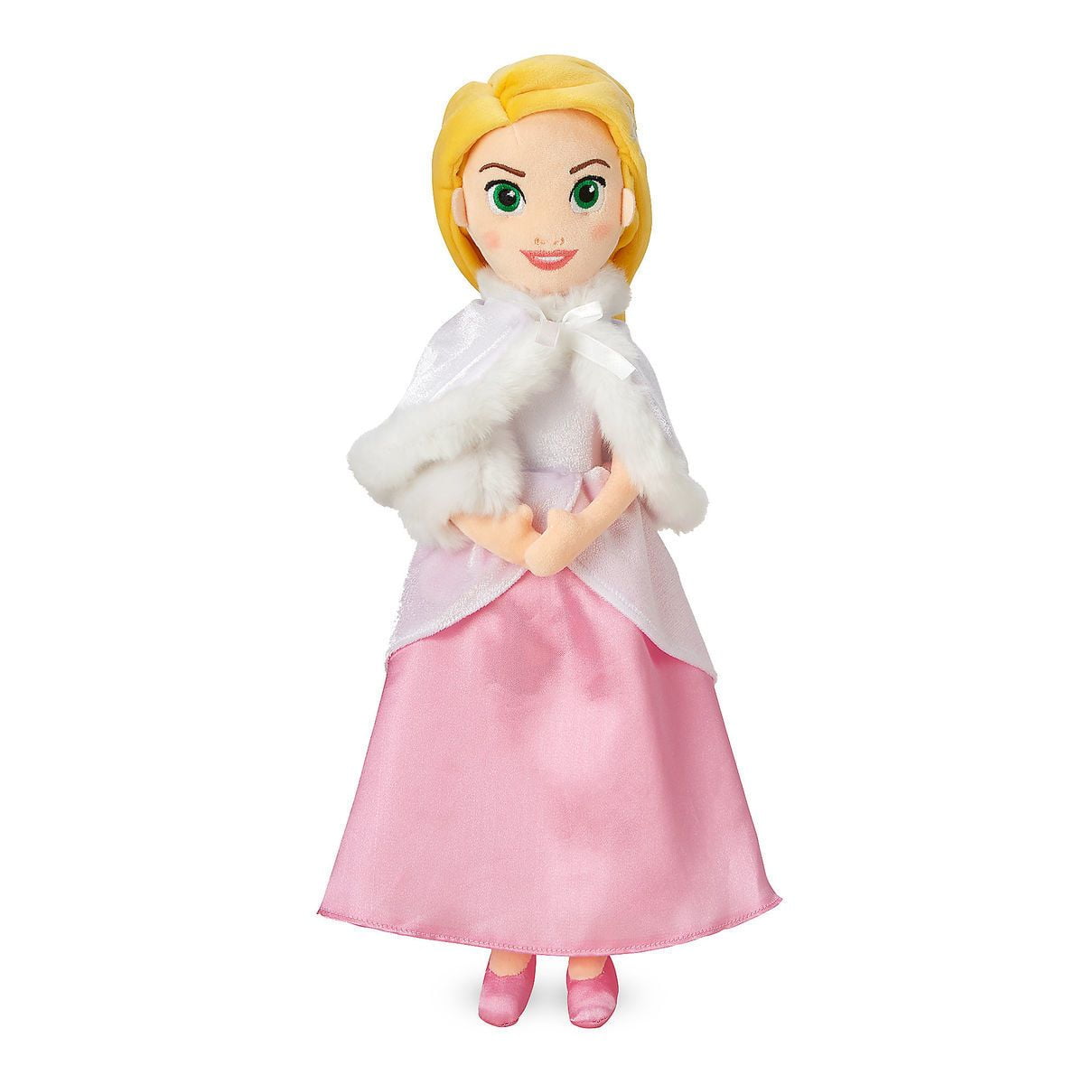 19 Inch Medium Disney Belle Plush Doll in Winter Cape 