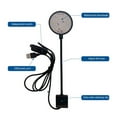 thumbnail image 2 of Aquarium Light LED Clip Light for Fish Tanks with Separate Power Switches Power Saving ,Light is Soft, 2 of 7