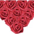 thumbnail image 3 of Artificial Roses, 25 Pcs Fake Flowers, Decorative Flowers, Foam Roses, Faux Flower Decorations, Faux Flower for Birthday Decorations, Wedding Decorations, Party Decorations, 3 of 6