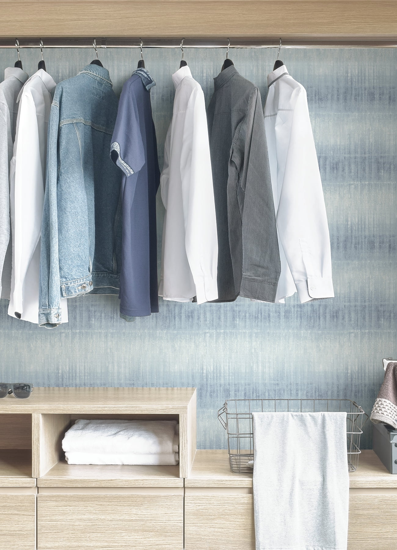 InHome Sanctuary Blue Peel & Stick Wallpaper