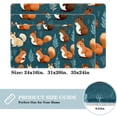 thumbnail image 2 of Squirrel Non-Slip Machine Washable Polyester Kitchen Mat Indoor Rug Kitchen Rug, 2 of 6
