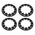 thumbnail image 1 of Wheel Hub Trim Cover Hubcaps Universal Fit Durable Plastic Decorative Side Tire Protection Rim Cap for ATV Go Kart 4Pcs, 1 of 7