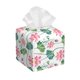 thumbnail image 1 of Fotbe Lotus Flower Porta Pañuelos Decorativo de Cuero, Caja Cuadrada Moderna para Pañuelos Faciales, Organizador y Dispensador 5x5x5'', 1 of 7