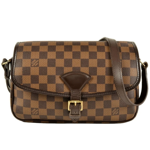 Pre-Owned Louis Vuitton Sologne Shoulder Bag Damier Ebene N48079 Brown TH1006 Special... (Good)