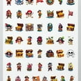 thumbnail image 4 of 35pcs-50pcs Color Pirate Stickers Skull Cartoon Stickers Treasure Nautical for Laptops Suitcase Notebooks, 4 of 9