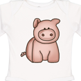 thumbnail image 4 of Inktastic pig Boys or Girls Long Sleeve Baby Bodysuit, 4 of 5