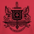 thumbnail image 3 of CafePress - Psi Upsilon Black And White Crest T Shirt - Men's Classic Graphic Cotton T-Shirt, 3 of 4