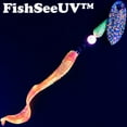 thumbnail image 2 of Panther Martin PMSDUV_6_TS FishSeeUV SpikeADelic Saltwater/Freshwater Fishing Lure - Tangerine Surprise - 6 (5/16 oz.), 2 of 3