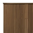 thumbnail image 6 of Walker Edison Modern Reeded Entryway Accent Cabinet, Mocha, 6 of 16