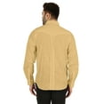 thumbnail image 5 of Bestman Solid Shirt For Mens Long Sleeves With Cuff Patch Pocket Shirt Cotton Office Wear, 5 of 7
