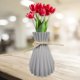 thumbnail image 4 of Novedad Jarrón de flores Jardinera moderna Secador de macetas de Navidad Gris 17cm 7 cm 10 cm Sunnimix Jarrón plantador, 4 of 8