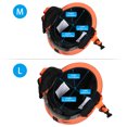 thumbnail image 4 of TOMSHOO CE Certified Orange M-Size One-Piece Winter Ski Helmet (No Goggles Included), 4 of 6