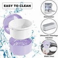 thumbnail image 4 of Double Layer Design Portable Denture Cleaning and Storage Box in Solid Color, 4 of 5