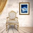 thumbnail image 3 of Jasper, Sisa 12x14 Gold Ornate Wood Framed with Double Matting Museum Art Print Titled - Custom Blue Amore II, 3 of 4