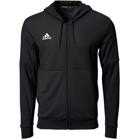 Adidas Men's Team Issue Full-Zip Hooded Training Jacket Black Size Medium