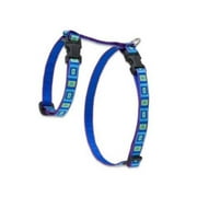 Angle View: Sea Glass 1/2 Adjustable H-Style Cat Harness - Size: Small (9 - 14 )