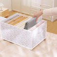 thumbnail image 2 of Foldable Closet Organizer Drawer with Handles - Washable Fabric Compartment Storage for Underwear/Socks (17.32x9.84), 2 of 8