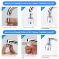 thumbnail image 2 of Grifo Purificador de agua Ahorro de agua para hogar Cocina Baño (Estilo C), 2 of 4