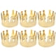 thumbnail image 1 of EeaseMX 6 hebillas para servilletas con forma de corona dorada, broches para servilletas y porta servilletas (doradas), 1 of 8