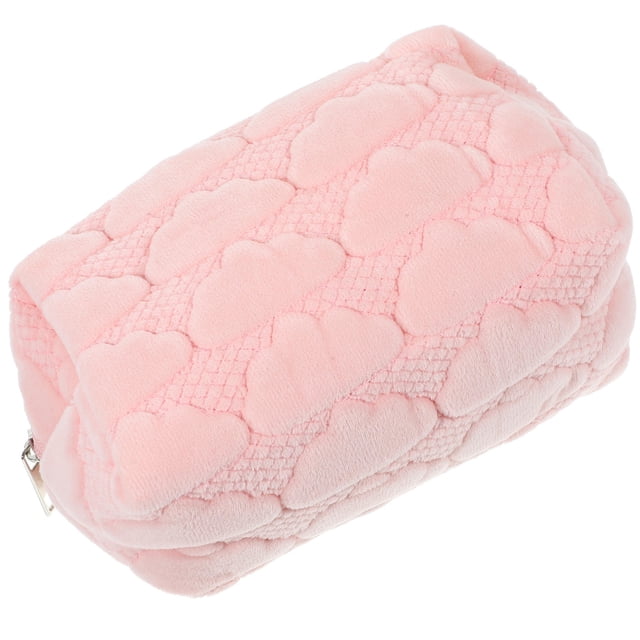 Houderco Estuche De Maquillaje Rosa Con Para Organización Y Transporte Fácil