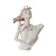 thumbnail image 4 of Jarrón con estatua femenina, escultura de niña, maceta floral, maceta de escritorio, elegante jarrón de flores para TV, mueble de mesa, adornos Blanco, 4 of 9