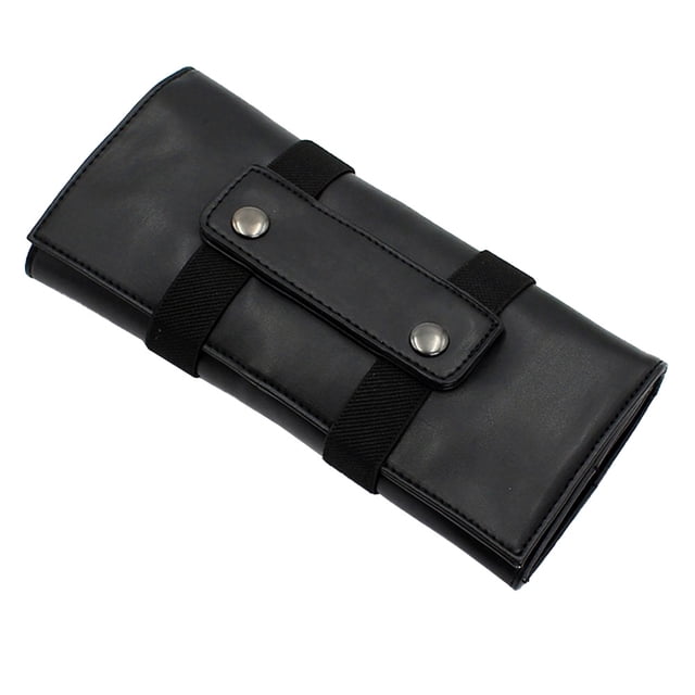 Bolsa portátil para tijeras de peluquería, plegable, color negro, 1 unidad