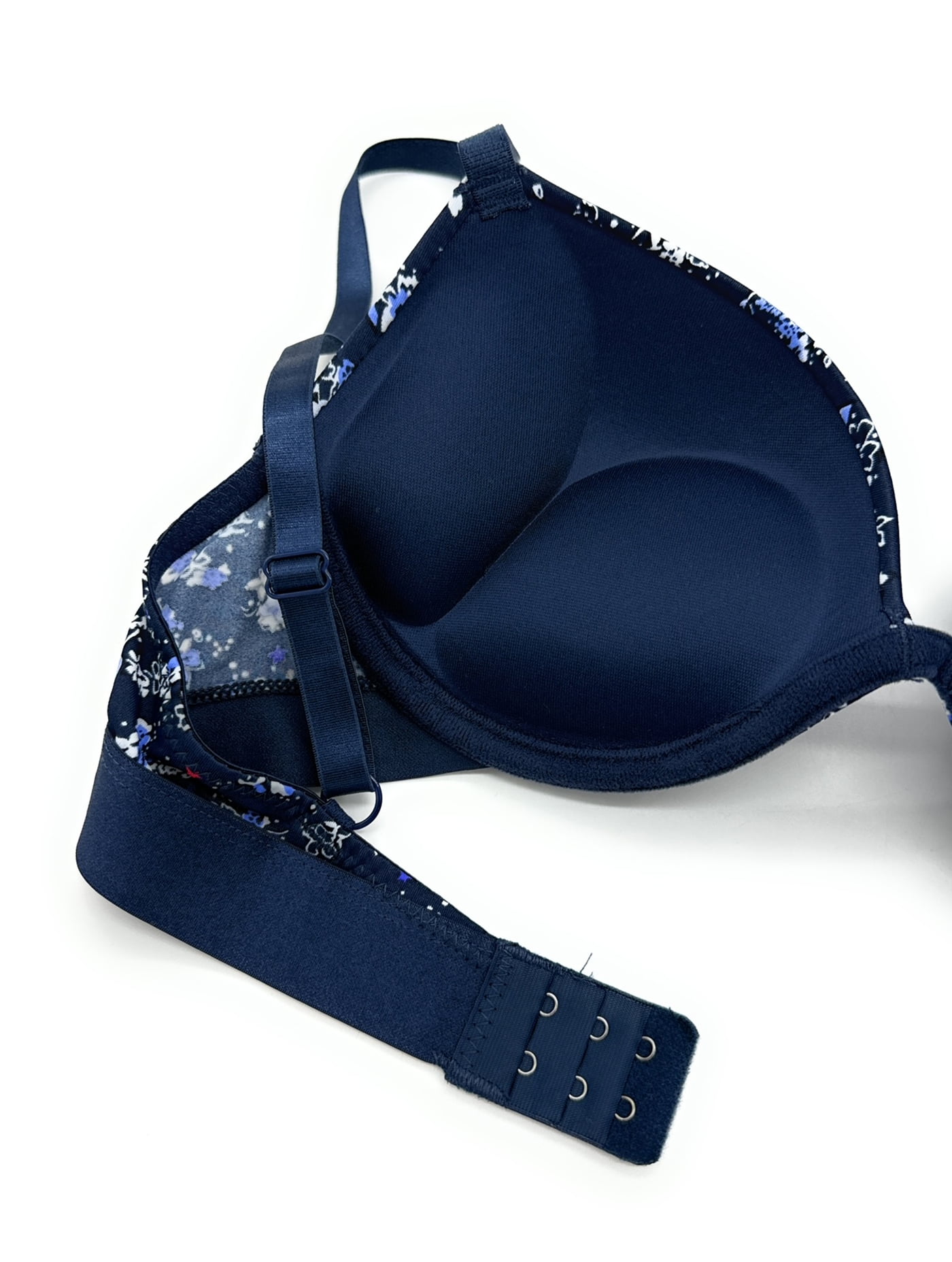 6 pcs Max Lift Power Wired Add 2 Cup T-Shirt Double Push Up Bra 34C